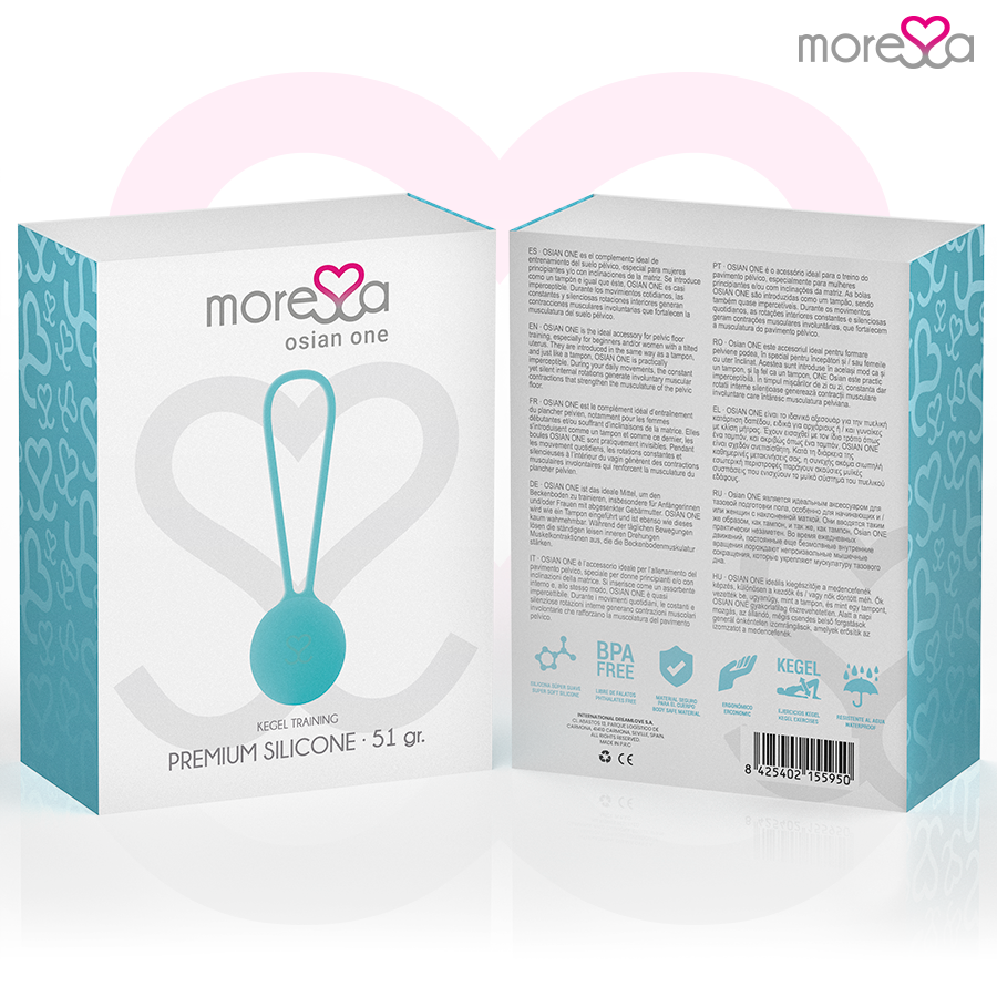 Sex toy osian one premium silicone turchese di Moressa, immagine 7