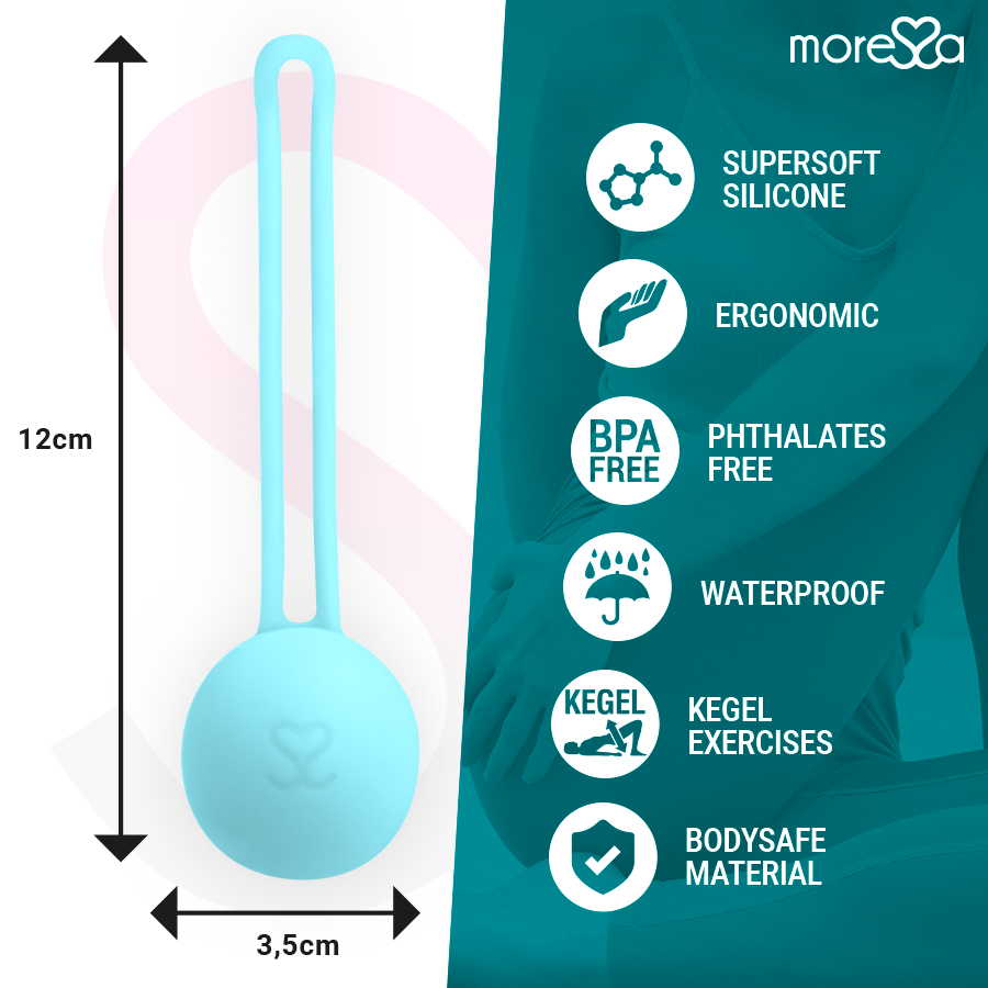 Sex toy osian one premium silicone turchese di Moressa, immagine 4