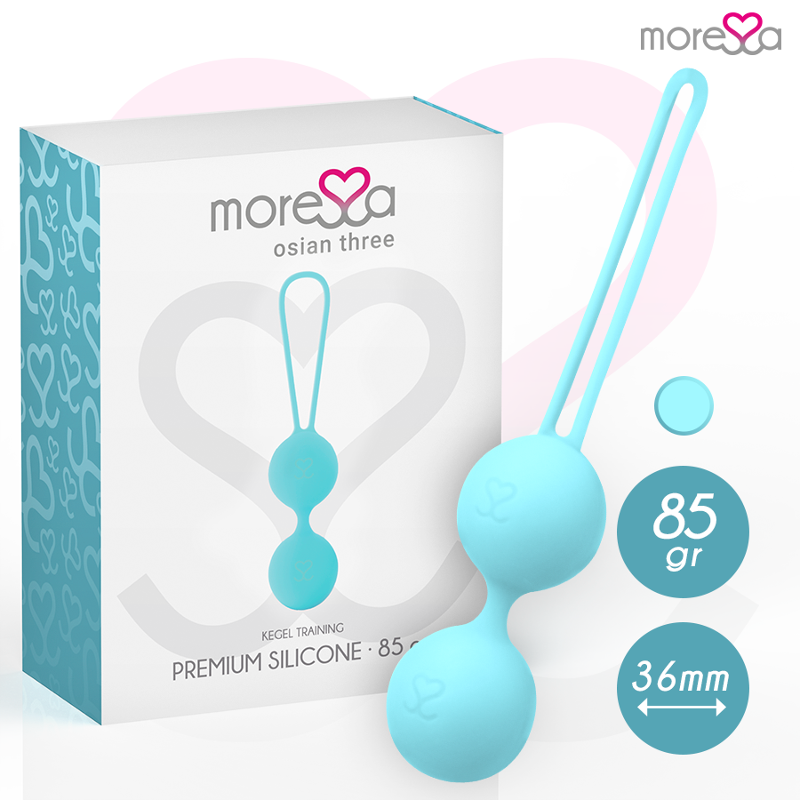 Sex toy osian tre silicone premium turchese di Moressa