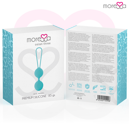 Sex toy osian tre silicone premium turchese di Moressa, immagine 7