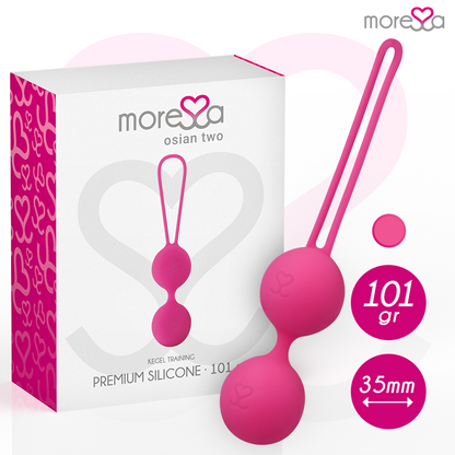 Sex toy osian due silicone premium rosa di Moressa