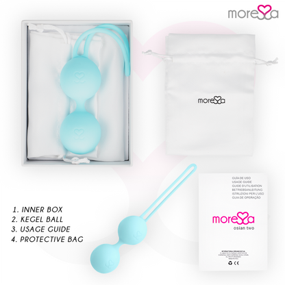 Sex toy osian due silicone premium turchese di Moressa, immagine 6