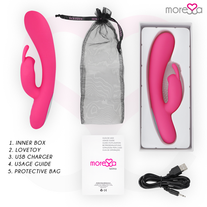 Sex toy Telmo premium silicone ricaricabile di Moressa, immagine 6