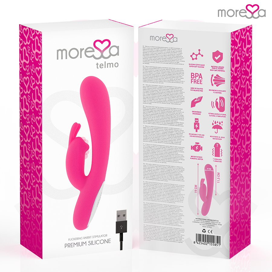 Sex toy Telmo premium silicone ricaricabile di Moressa, immagine 7