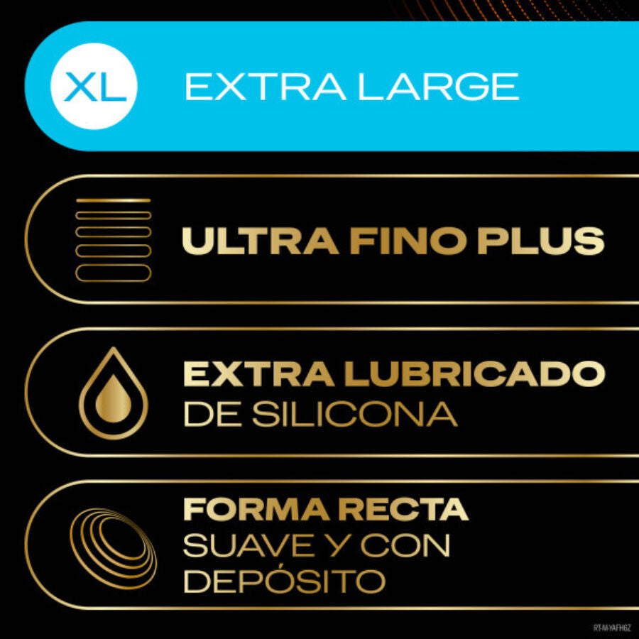 Preservativi total connection XL ultra fine plus senza lattice 10 unità di Durex, immagine 3