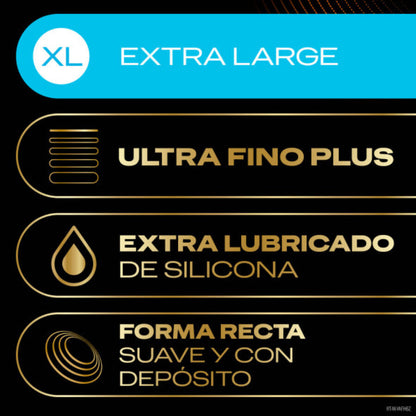 Preservativi total connection XL ultra fine plus senza lattice 10 unità di Durex, immagine 3