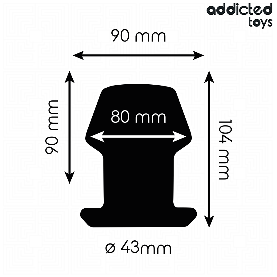 Plug Extreme hollow anal taglia L 10,4 cm di Addicted Toys, immagine 4