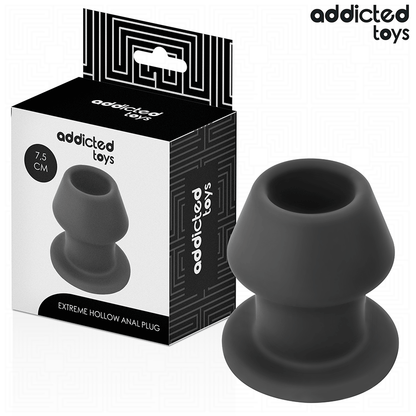 Plug Extreme hollow anal taglia S 7,5 cm di Addicted Toys