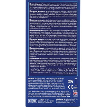Preservativi naturali premium confezione da 16 di Skins, immagine 4