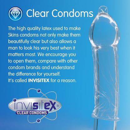 Preservativi naturali premium confezione da 16 di Skins, immagine 3