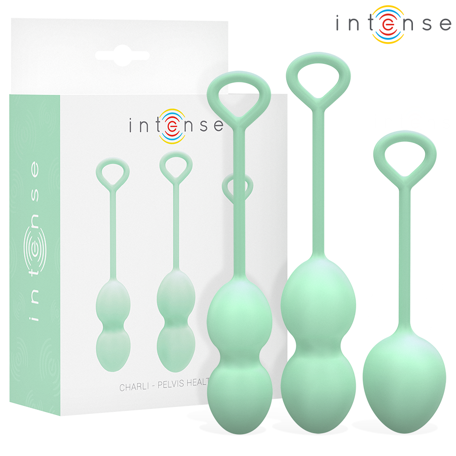 Kit palline kegel Charli verde chiaro di Intense