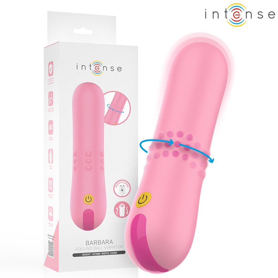 Vibratore Barbara Rolling ball di Intense