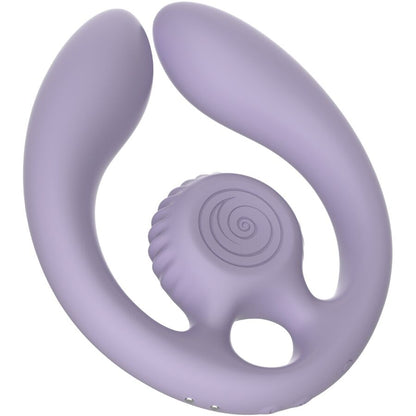 Stimolatore di coppia con telecomando Gizi duo lilla di Snail Vibe