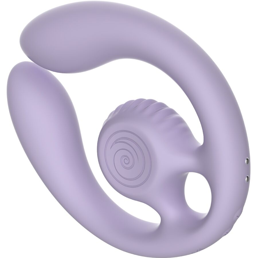 Stimolatore di coppia con telecomando Gizi duo lilla di Snail Vibe, immagine 3
