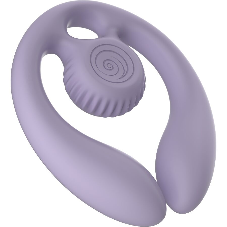 Stimolatore di coppia con telecomando Gizi duo lilla di Snail Vibe, immagine 2