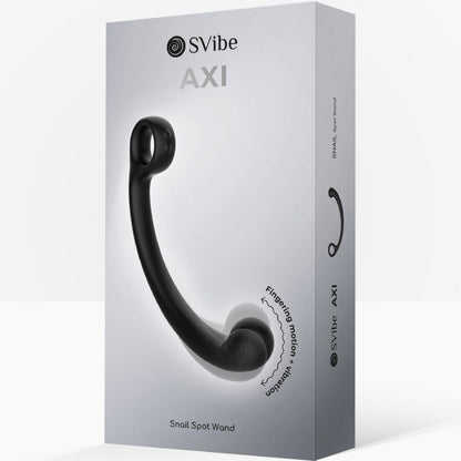 Bacchetta per massaggio vibrante Axi nera di Snail Vibe, immagine 6
