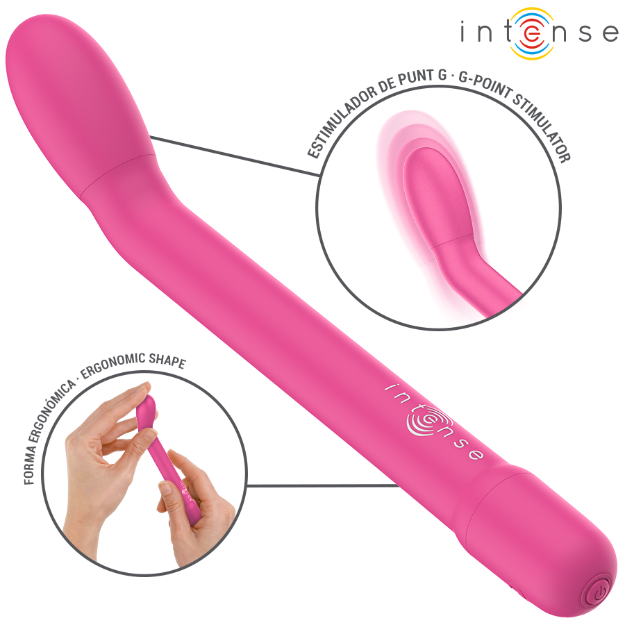 Stimolatore Karlie punto g ricaricabile rosa di Intense, immagine 5