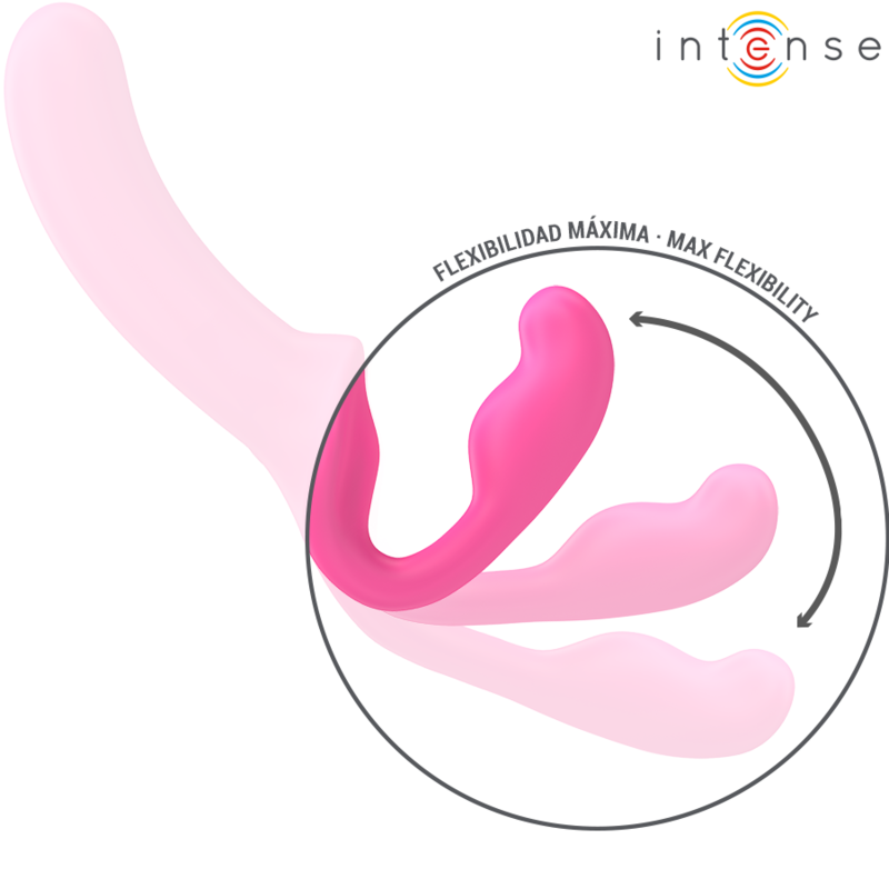 Vibratore Amy doppio 20 cm rosa telecomando di Intense, immagine 6