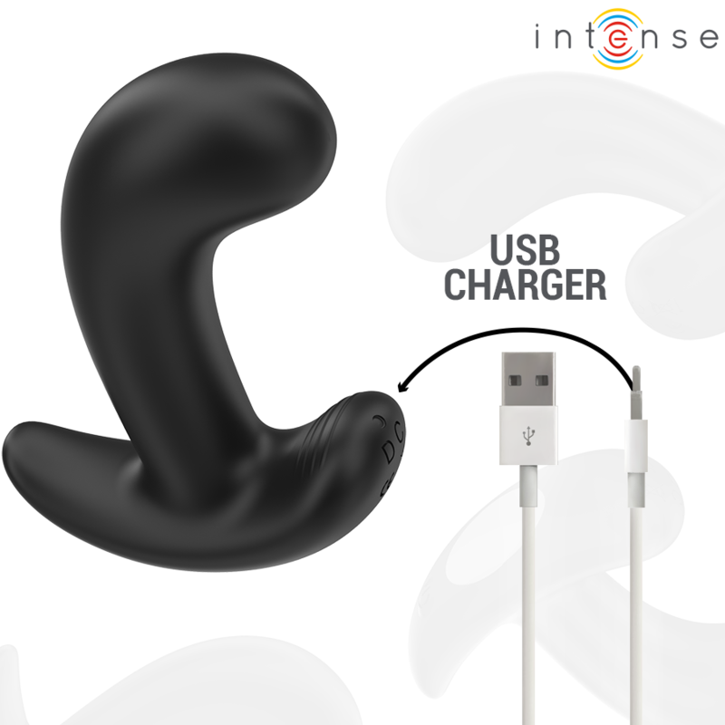 Plug Chandler anal 10 vibrazioni nero telecomando di Intense, immagine 6