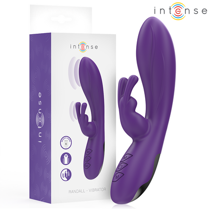 Vibratore Randall rabbit 10 vibrazioni viola di Intense