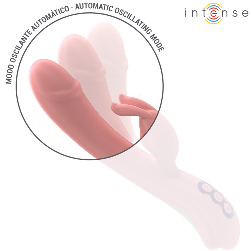 Vibrator Rachel rabbit 5 vibrazioni rosa di Intense, immagine 7
