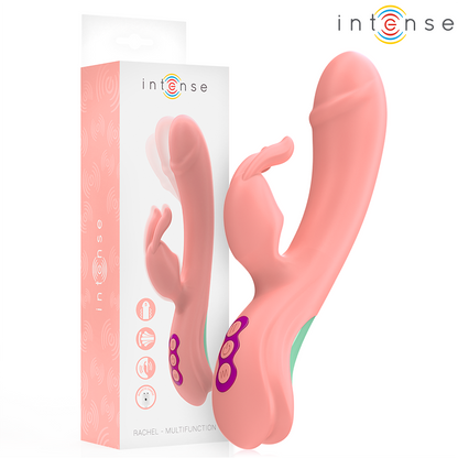 Vibrator Rachel rabbit 5 vibrazioni rosa di Intense