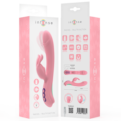 Vibrator Rachel rabbit 5 vibrazioni rosa di Intense, immagine 9