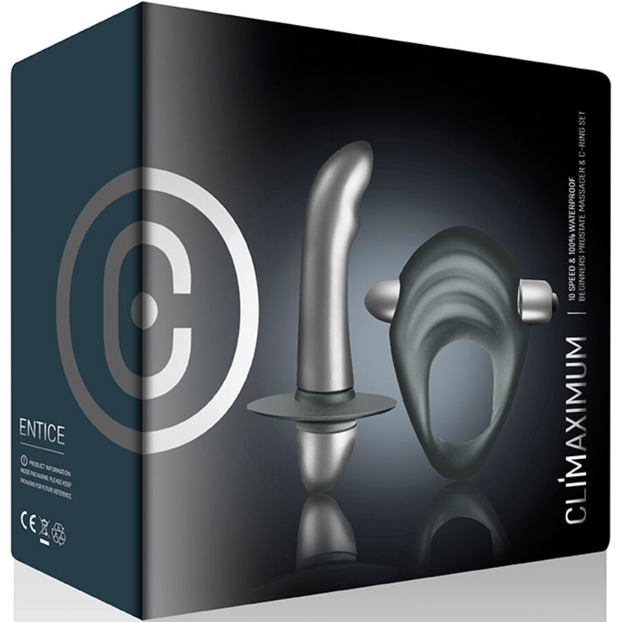 Kit Entice anello per il pene e vibratore per la prostata per principianti di Climaximum, immagine 5