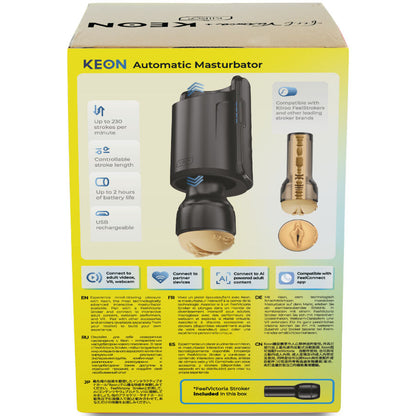 Keon Wifi Combo victoria June masturbatore automatico e feel stroker di Kiiroo, immagine 2