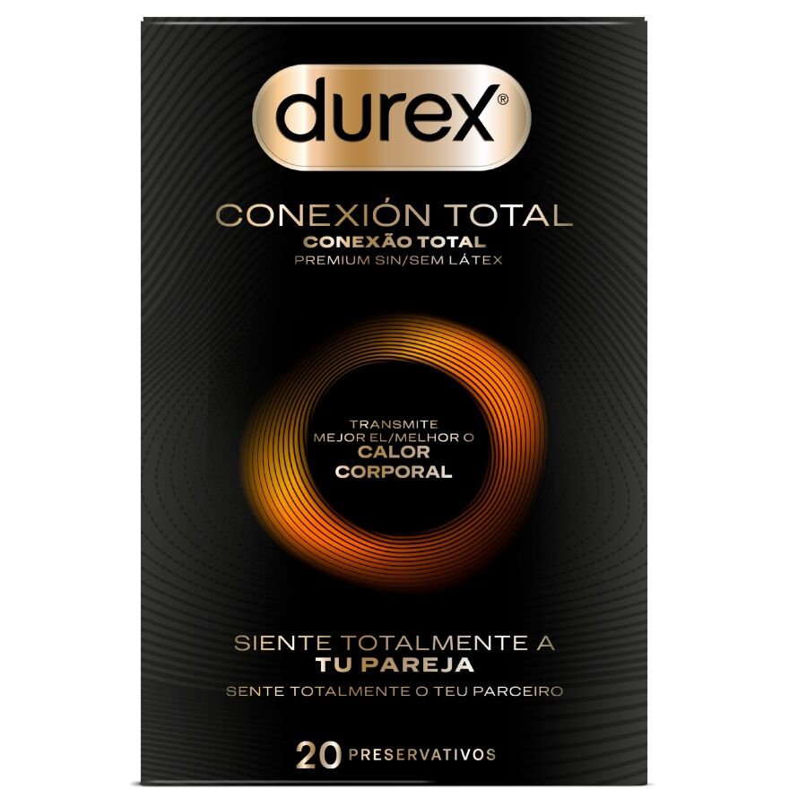 Preservativi total connection ultra fine plus senza lattice 20 unità di Durex