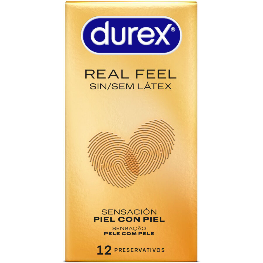 Preservativi real feel senza lattice 12 unità di Durex