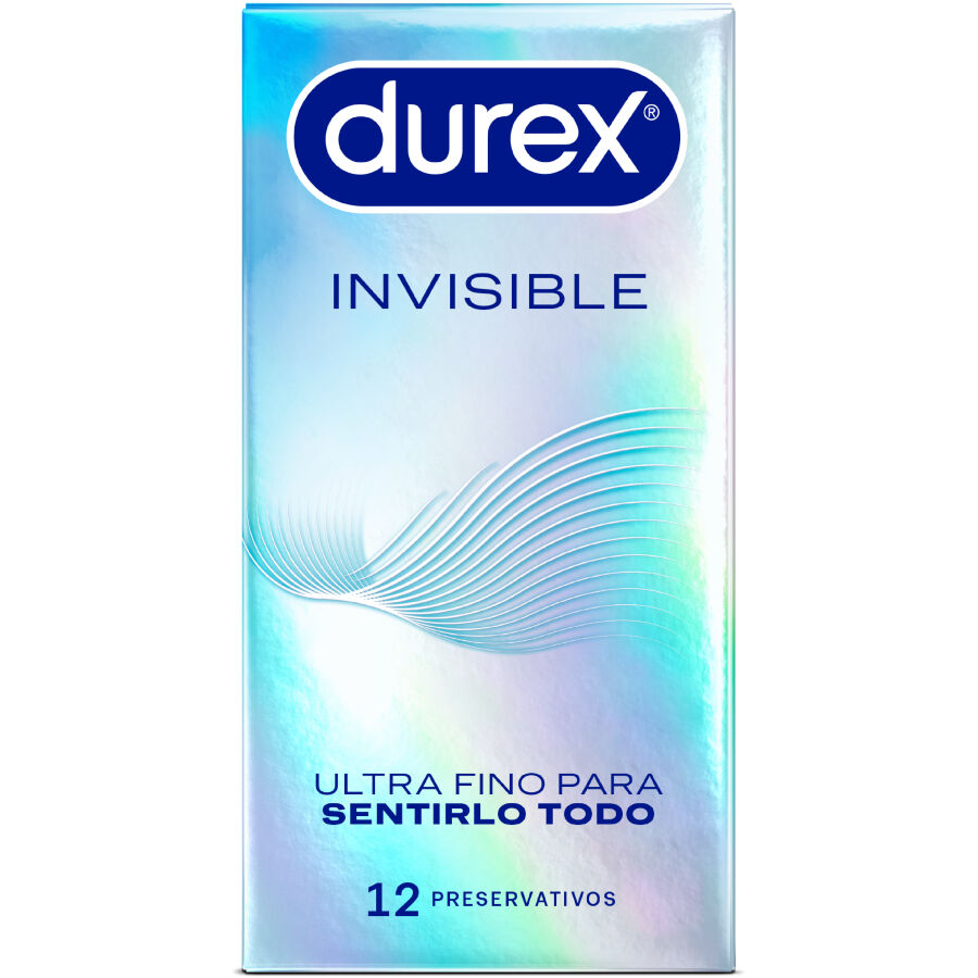 Preservativi invisibili ultra sottili 12 unità di Durex
