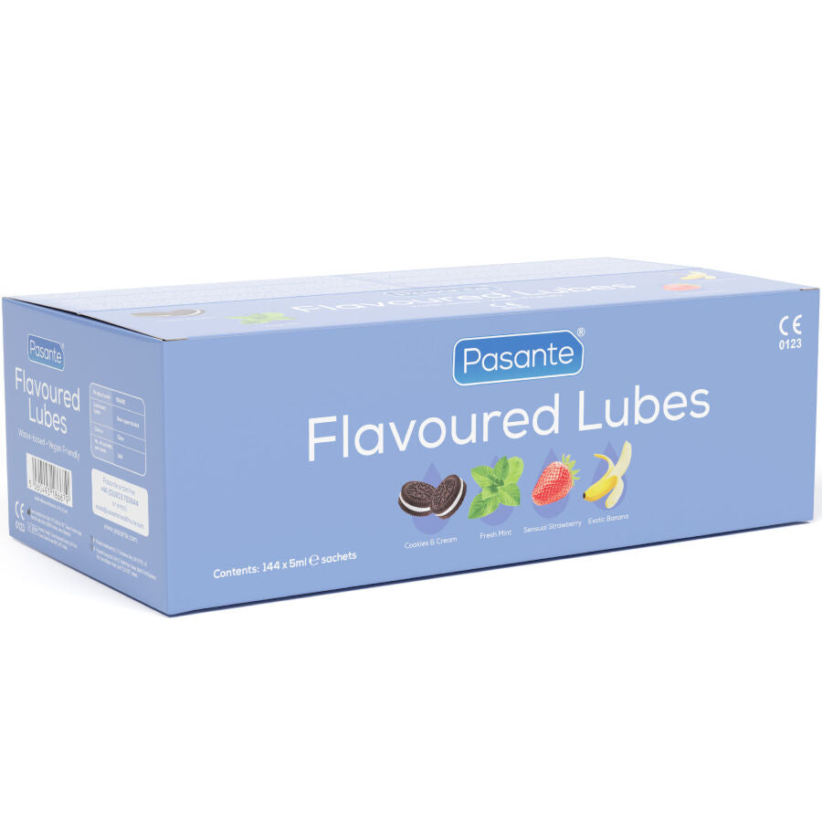 Lubrificanti aromatizzati scatola 144 unità 5 ml di Pasante
