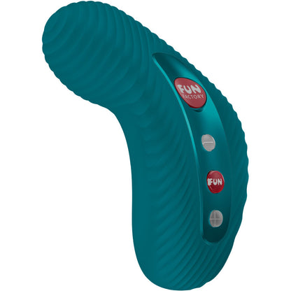 Vibratore Laya III Lay-on verde bottiglia di Fun Factory, immagine 2