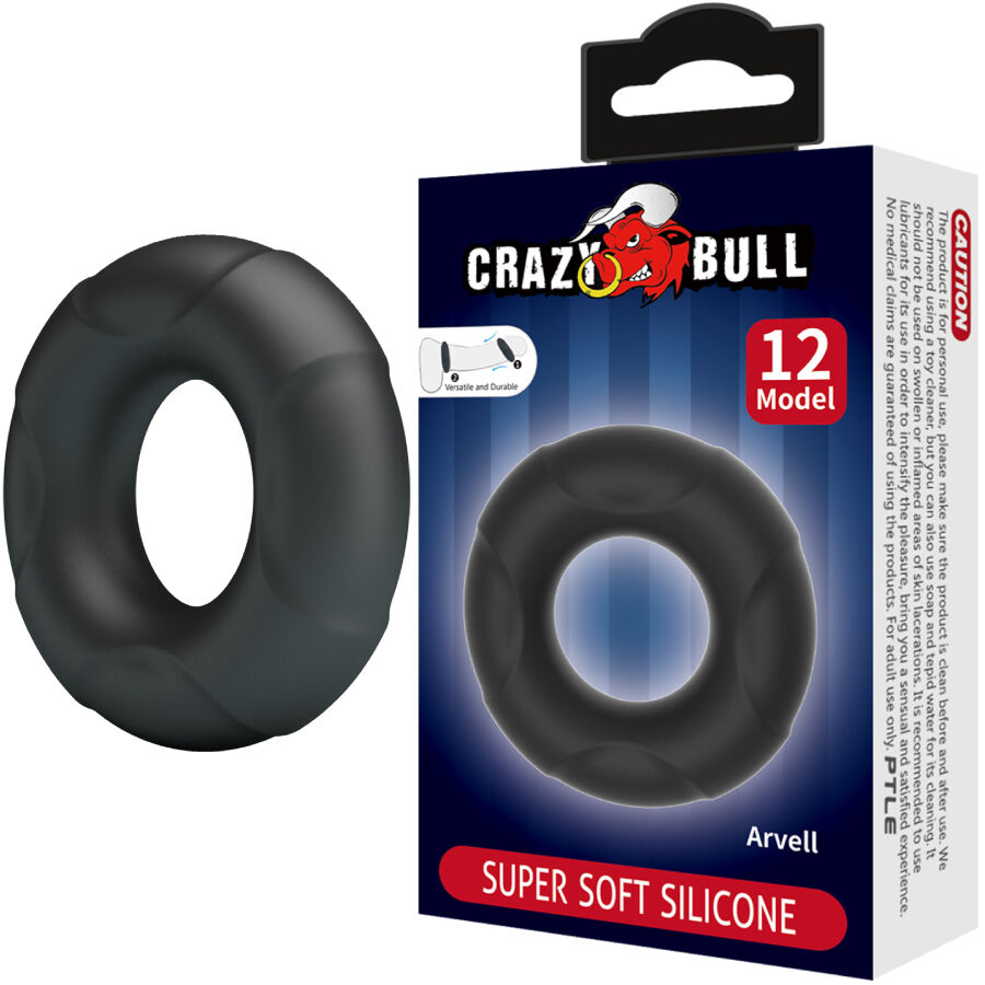 Anello in silicone Arvell modello 12 di Crazy Bull