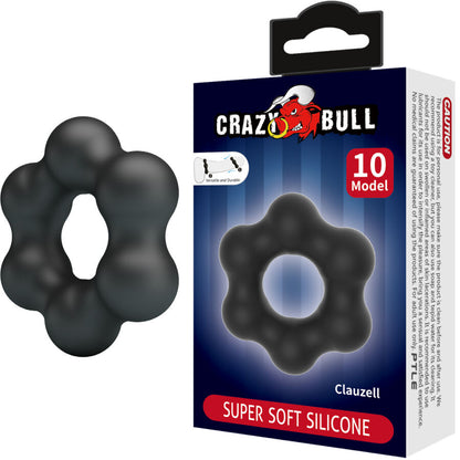 Anello in silicone Clauzell modello 10 di Crazy Bull