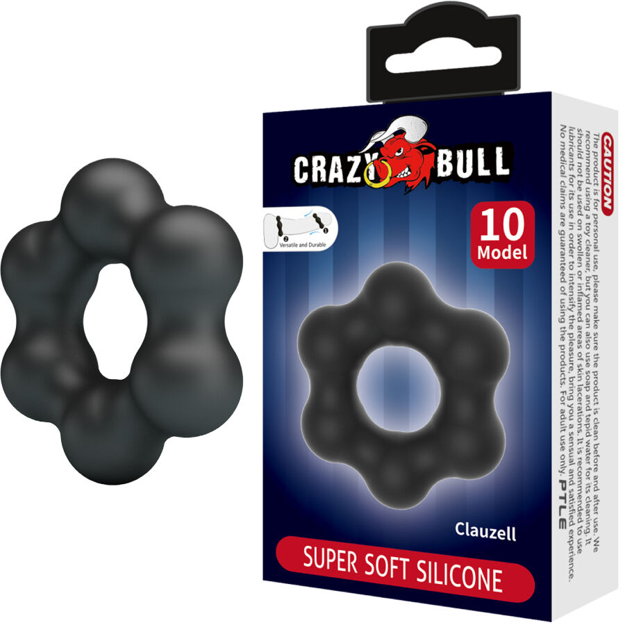 Anello in silicone Clauzell modello 10 di Crazy Bull