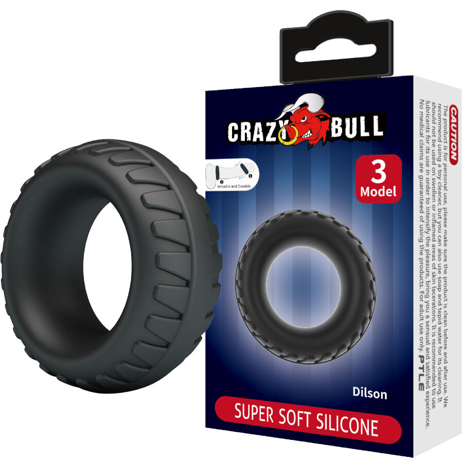 Anello in silicone Dilson modello 3 di Crazy Bull