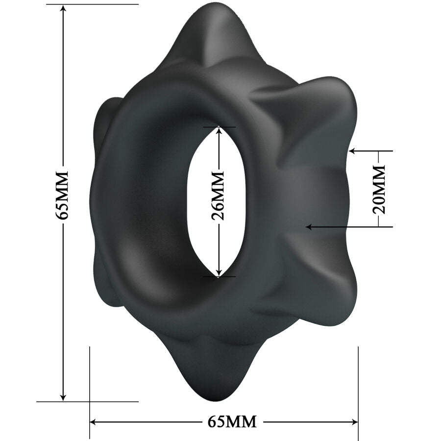 Anello in silicone Ethaniel modello 11 di Crazy Bull, immagine 6