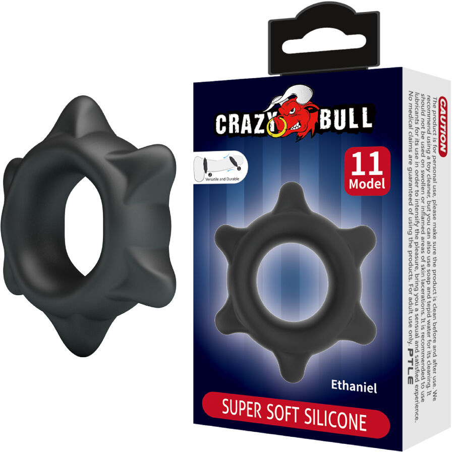 Anello in silicone Ethaniel modello 11 di Crazy Bull