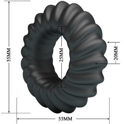 Anello in silicone Fitz modello 8 di Crazy Bull, immagine 6