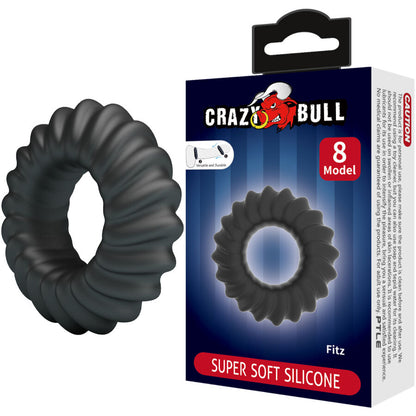 Anello in silicone Fitz modello 8 di Crazy Bull