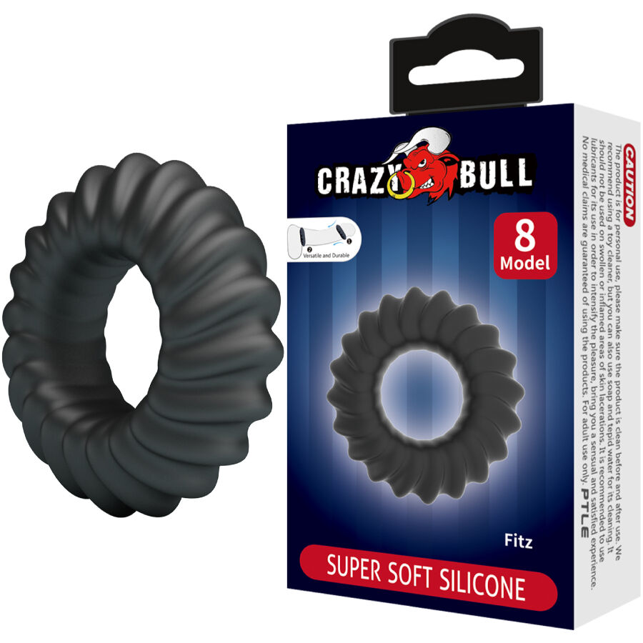 Anello in silicone Fitz modello 8 di Crazy Bull