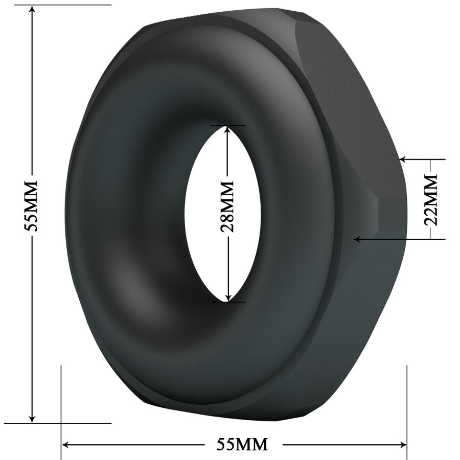 Anello in silicone Jarvius modello 14 di Crazy Bull, immagine 6