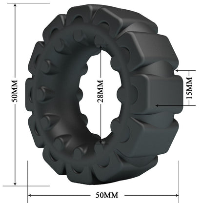 Anello in silicone Laiden modello 5 di Crazy Bull, immagine 6