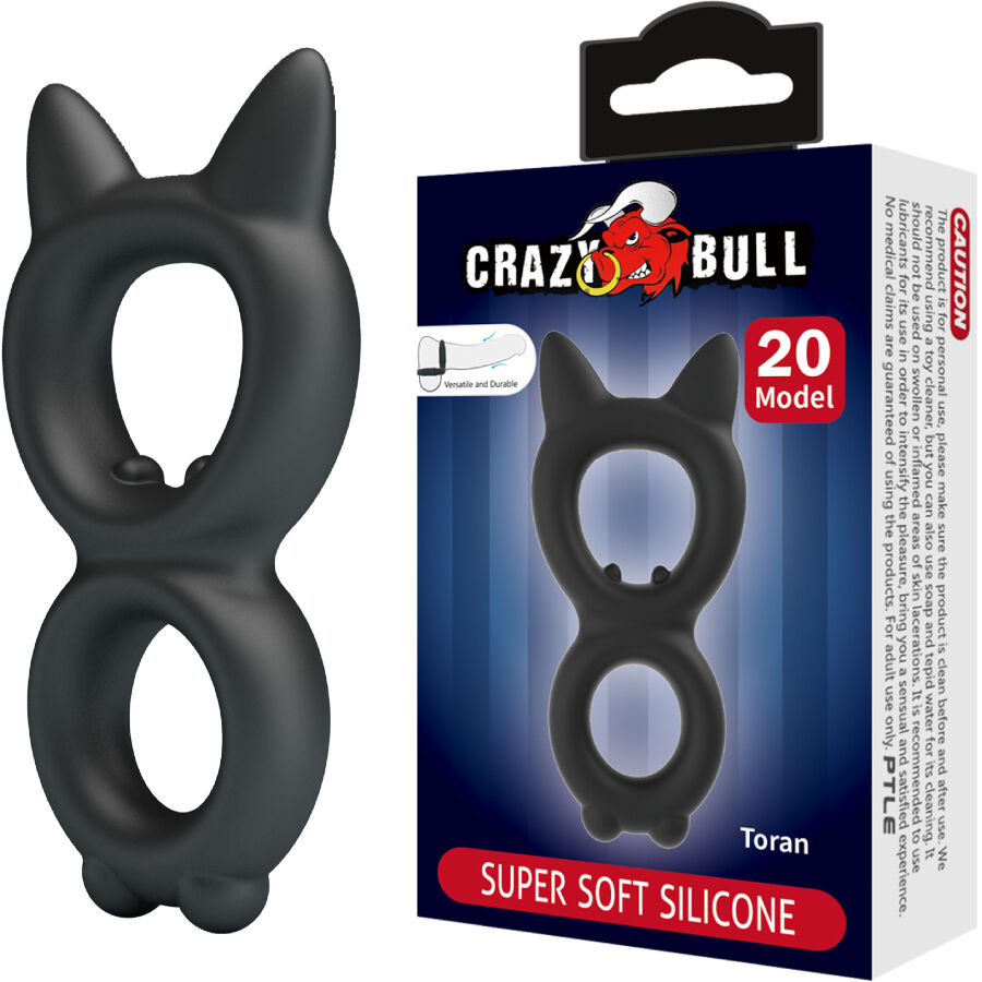 Anello in silicone Toran doppio modello 20 di Crazy Bull