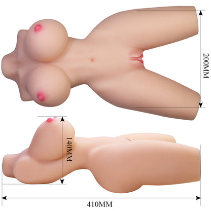 Masturbatore maschile lily torso femminile realistico vagina e anale 4 kg di Crazy Bull, immagine 8