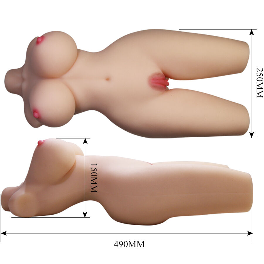 Masturbatore maschile Tiffany torso femminile realistico vagina e anale 5,5 kg di Crazy Bull, immagine 8