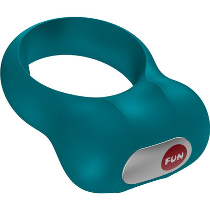 Anello per il pene vibrante Steady verde bottiglia di Fun Factory, immagine 2