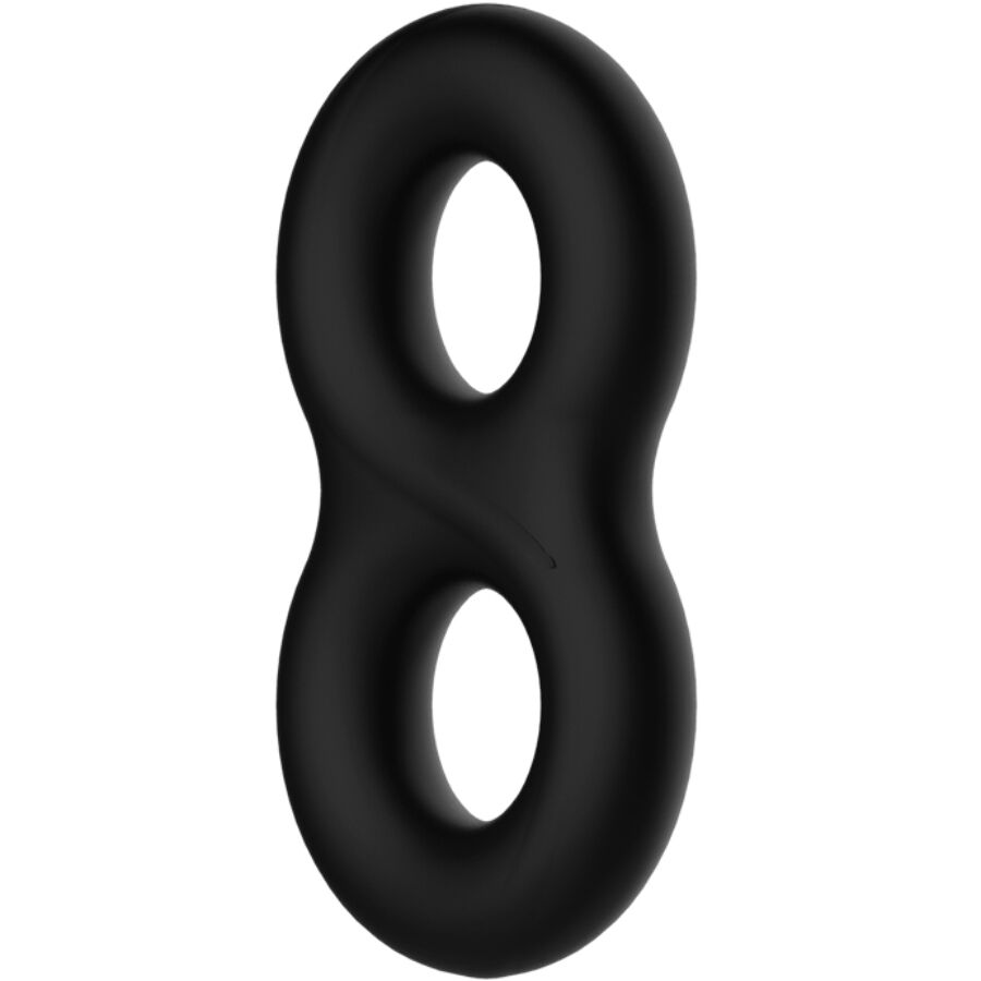 Anello in silicone doppio infinito di Crazy Bull, immagine 3